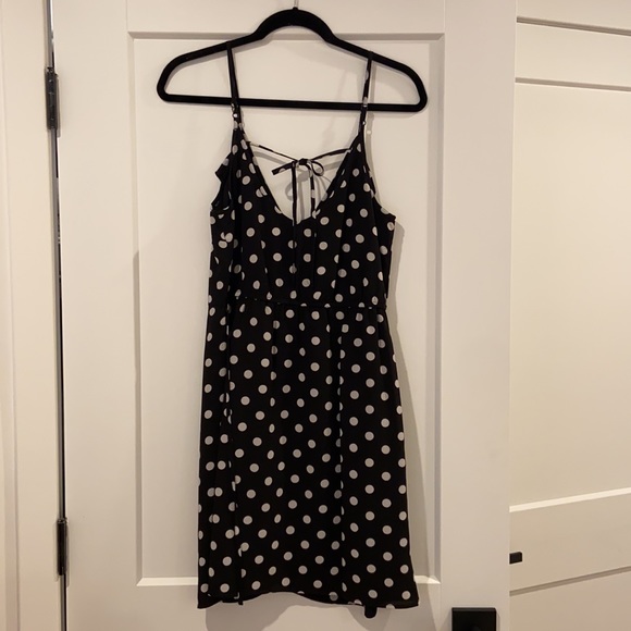 Polka Dot Wrap Dress - Picture 3 of 3